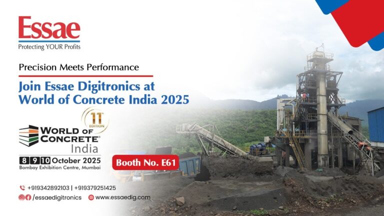 Precision Meets Performance: Join Essae Digitronics at World of Concrete India 2025