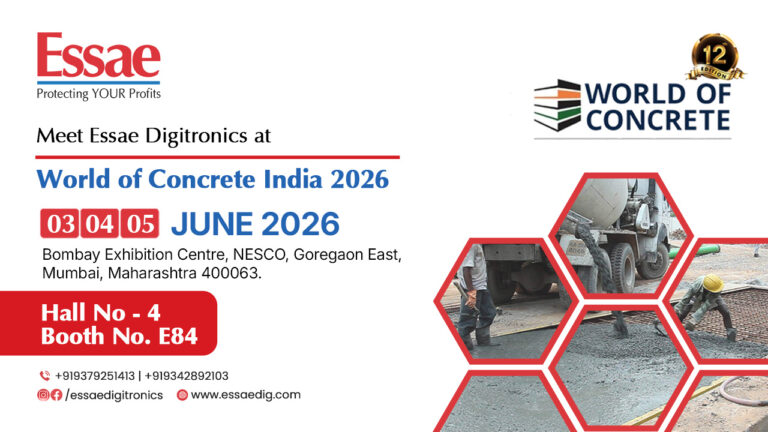 Meet Essae Digitronics at World of Concrete India 2026